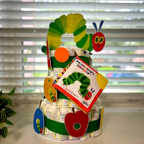 Custom Diaper Cake - Picture 2 of 3